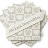 Disposable Pads Hearts & Paws Design – 23x23 Inches -  Pack Of 100