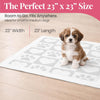 Disposable Pads Hearts & Paws Design – 23x23 Inches -  Pack Of 100