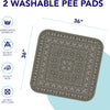 Olive Medallion Washable Pee Pads