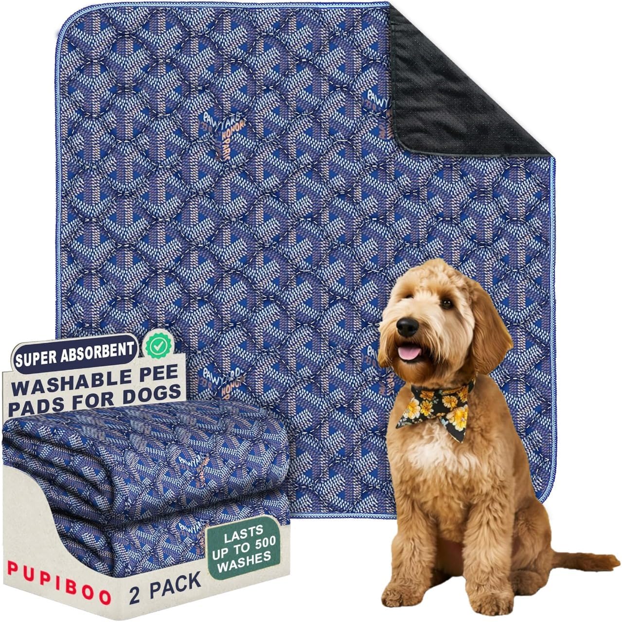 Blue Pawyard Washable Pee Pads
