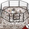 Light Brown Medallion Washable Pee Pads