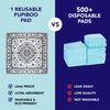 Multi Neutral Medallion Washable Pee Pads