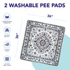 Multi Neutral Medallion Washable Pee Pads