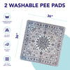 Lavender Medallion Washable Pee Pads