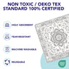 Light Grey Medallion Washable Pee Pads