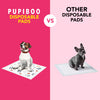 Leaves Pattern Disposable Dog Training Pads – 23x23 Inches - Pack of 100