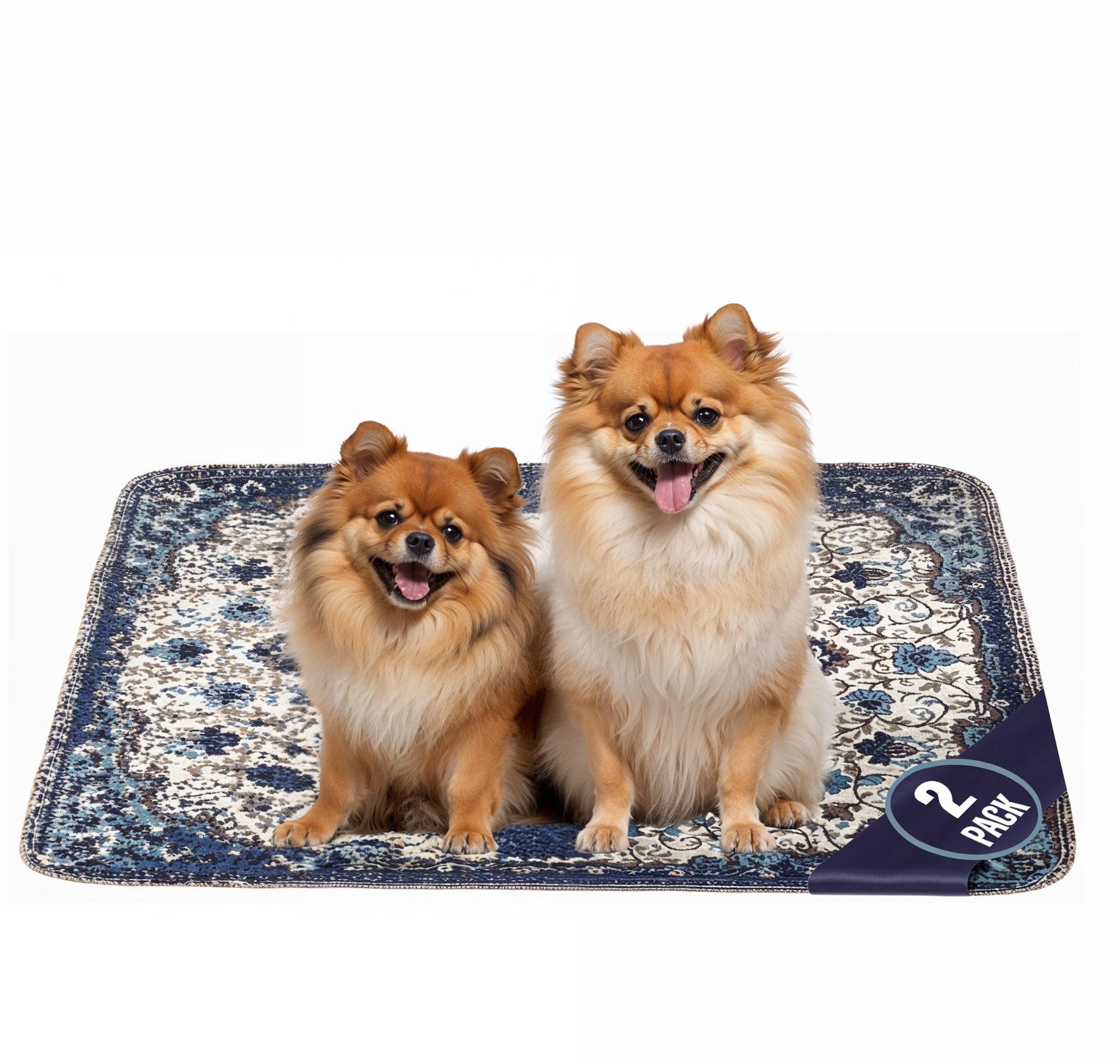 Blue Medallion Washable Pee Pads