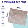 Taupe Washable Pee Pads