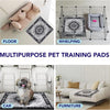 Black & White Medallion Washable Pee Pads