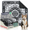 Black & White Medallion Washable Pee Pads