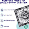 Black & White Medallion Washable Pee Pads
